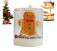 Christmas Candle, Candles Present for Women, Scented Christmas Candles, Handmade Natural Scented Candle, Cute Gingerbread Man Cand-les, Holiday Decorative Tea Cand-les for Homeowners Dinner Party