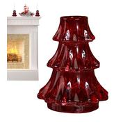 Christmas Candle Holder for Pillar Candles, Vintage Glass Christmas Decoration, Candle Holder for the Christmas Tree, For Society, Mantle, Dining Table, Table Decoration, Weddings and Parties