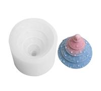 Christmas Candle Molds - Candle Silicone Mold - Cement Moulds Art Craft for Table Home Party Wedding Decoration Room Centerpieces