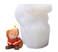 Christmas Candle Molds | Crafts with Resin and Clay, Mould with Christmas Pattern for Making Candles, for Crafts Parties, Thanksgiving, Autumn, Winter, Birthday, Table Decoration