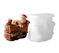 Christmas Candle Moulds Train Shape Candle Making Moulds Train Shape Home | DIY Epoxy Resin Mould For Artists Beginners Hobbyists Craft Lovers Art Teachers Train Shape Home Ornament Casting Supplies