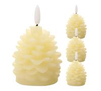 Christmas Candle, Pinecone Flameless Candles, Christmas Decorations, Battery-Operated Christmas Pine Cone Lights, Cozy Pinecone Candle, 4.13x2.28 inches for Fall and Holiday Decorations