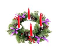 Christmas Candle Rings, Centerpiece Decoration Candle Garland, Christmas Wreath | Practical and exquisite artificial rings, festive wreaths, Christmas wreaths, Christmas wreaths, Christmas wreaths