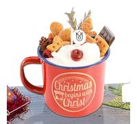 Christmas Candle Set - Aromatherapy Soy Wax Candles, Holiday Decor, Gingerbread Man Scented Candles, Festive Cake Cup Candle Collection | Home Decoration for Celebration