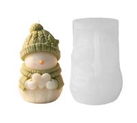 Christmas Candle Silicone Molds Heart Snowman Mould for Soap Making, | Snowman Chocolate Mold for Candle Soap Plaster Chocolate Fondant Candy