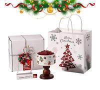 Christmas Candle with Long Burning Time Made of Soy Wax for Aromatherapy