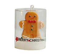 Christmas Candles Scented, Cute Christmas Tree Jar Candles, Holiday Gingerbread Man Candle Gift Set for Women