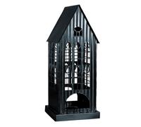 Christmas Candlestick Holder | Metal Hollow Holiday Decor | LED Candle Holder - for Dining Room Bedroom Study Event Planner Front Porch Dressing Table Nightstand Window Sill Fireplace