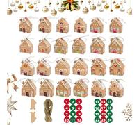 Christmas Candy Assortment Box - 24 Piece Holiday Chocolate Box - Winter Cookie Chocolate Treat Container Dessert Assortment | Cookie Candy Snack Cake Chocolate Dessert