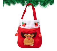 Christmas Candy Bag,Reusable with Handle | Drawstring Christmas Snack Bag,for Chocolate Toys Jelly Lollipops Preschool School Home Community Gathering