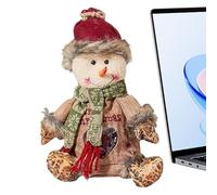 Christmas Candy Bags 3D Santa Claus Snowman Reindeer Pouch | Reusable Bag with Zipper for Candy Fruit Christmas Party Storage