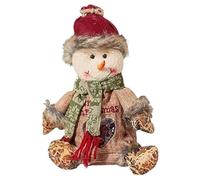 Christmas Candy Bags - 3D Santa Claus Snowman Reindeer Pouch with Zipper Holiday Container Style, Refillable Snack Packaging, Fruit Fest Gift Holder