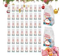 Christmas Candy Bags - Festive Printed Wrappers, Holidays Goody Containers, Artistic Packets, Colorful Seasonal Storage Winter Pattern Design | Indoor Table Display For Lovers Children Fr