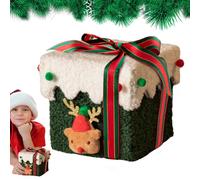 Christmas Candy Boxes | Empty Snack Container - Small Christmas Gift Boxes, for Family, Friends, Snacks, Winter Holidays and Christmas