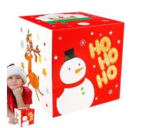 Christmas Candy Boxes, Foldable Snowman Decorations - Christmas Packaging Boxes, For Silver Necklaces Bracelets Watches Perfume Birthday Parties New Year Wedding And