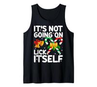 Christmas Candy Cane It's Not Going to Lick Itself Tank Top