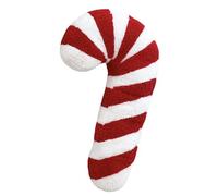 Christmas Candy Cane Pillow, 18In Cute Christmas Candy Throw Pillow, Soft Candy Cane Plush Pillow, Reusable Sweet Throw Pillow, Christmas Pillows Decorative for Home Living Room Bedroom (Red)