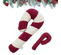 Christmas Candy Cane Pillow - Plush Lollipop Shaped Cushion | Soft Plush + Canvas with Pp Cotton Filling, Festive Decorative Pillow for Women, Adults, Body, Back, Shoulder, Arm, Hip, Chair
