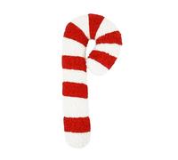 Christmas Candy Cane Pillow - Soft Plush Throw Cushion for Sofa, Bedroom, Home Decor - Holiday Decoration
