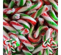 Christmas Candy Canes Peppermint Flavour Mini Candy Canes Sweet 5g - Individually wrapped candy canes (100 x Candy Canes)