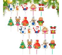 Christmas Candy Cards,Christmas Elk Lollipop Wrapping Decor | Gingermen Ornaments for Dessert Sugar-Loaf Chocolate Holiday Event Classroom Family Gathering Office Dessert