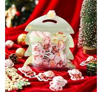 Christmas candy gifts,party gift,marshmallow,desserts,healthy and nutritious snacks,milk candy,peeled gummies,snack foods,sweets,leisure food,delicious candy gifts (1bag (12pcs）)