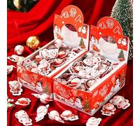 Christmas candy gifts,party gift,marshmallow,desserts,healthy and nutritious snacks,milk candy,peeled gummies,snack foods,sweets,leisure food,delicious candy gifts (1box（55pcs）)