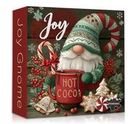 Christmas Candy Gnome Puzzles for Adults 1000 Pieces, Unique Christmas Holiday Cozy Jigsaw Puzzles Winter Scene, Cute Gnome Xmas Vacation Themed Challenging for Adults