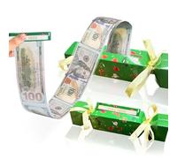 Christmas Candy Money Box for Cash Gift, Funny Pull Cash from Money Case for Women Men Surprise, Novelty Xmas Cash Drawer DIY Cake with Pull Out Card for Wife Girlfriend Mother Friends