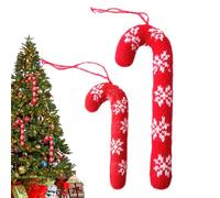 Christmas Cane Decorations | Natural Tree Decoration, Craft Felt Garland for Fireplace Wall for Birthday Party Friends Family