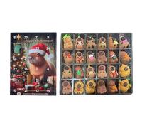 Christmas Capybara Countdown Calendar - 24 Days of Countdown Calendar Figures | Winter Holiday Home Decoration for Women Children Teenagers Men Adults Family