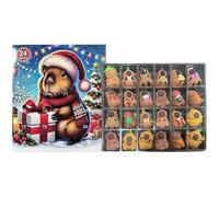 Christmas , Capybara Figurines | Cardboard Pendants Christmas Decorations for Door Entrance Office Car Window Shelf Bedroom Parties December Teens Adults