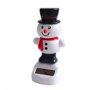 Christmas Car Dashboard Decorations,Solar Powered Dancing Toys for Car,Christmas Solar Power Dancing Figures,Swinging Dancings Toy, Interior Decoration,Elf, Snowman, Reindeer, Xmas Tree (Snowman)