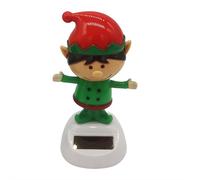 Christmas Car Dashboard Decorations,Solar Powered Dancing Toys for Car,Christmas Solar Power Dancing Figures,Swinging Dancings Toy, Interior Decoration,Elf, Snowman, Reindeer, Xmas Tree (Elf)