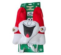 Christmas Car Decoration-5.12x16.92 Inch, Plush Christmas Decorations For Car Exterior, Fun Smiling Face Decoration Accessories | Interior Exterior Door