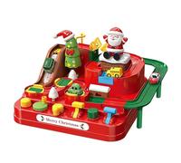 Christmas Car Track - Fun Festive Interactive Racing Game, Kids Construction Car Toy, Holiday Playset for Friends Kids Boys Girls Children Garage Home Backyard Xmas Gifts