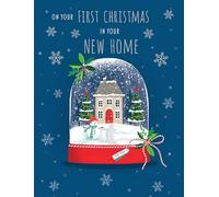 Christmas Card, 1st Christmas in Your New Home - 8 x 6 inches - Piccadilly Greetings