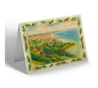 CHRISTMAS CARD - A Peep at Ramsey (d) - Vintage Art Style