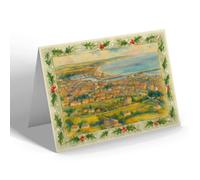 CHRISTMAS CARD - A Peep at Ramsey (e) - Vintage Art Style