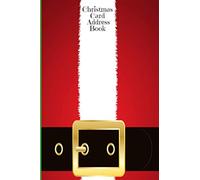 Christmas Card Address Book: -Jolly St. Nick Cover Edition-Keep track of everyone on your Christmas Card List-tracker lets you record every card sent and received-