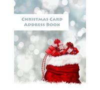 Christmas Card Address Book: Organise and remember your christmas cards | Christmas notebook | Address book | Large pages:10" x 8"