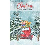 Christmas Card Address Book: Record Book and Tracker For Holiday Greeting Cards - Snowy Forest Watercolor Design (Beautiful Christmas Card Address Books)