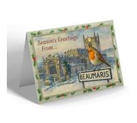 CHRISTMAS CARD - Beaumaris - St. Mary's Parish Church - Vintage Design
