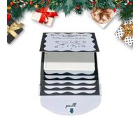 Christmas Card Book - Gift Card Holder | Christmas Money Holder Envelope Booklet | Money Support Envelope Booklet For Kids Adults Holiday Birthday School Party Celebration Gathering