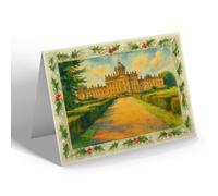 CHRISTMAS CARD - Castle Howard, South - Vintage Art Style