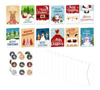 Christmas Card Collection 12 Pack Writeable Cards Celebration Winter Wishes