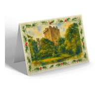 CHRISTMAS CARD - Cork. Blarney Castle (a) - Vintage Art Style