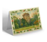 CHRISTMAS CARD - Cork - Blarney Castle - Vintage Art Style
