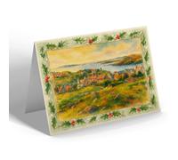 CHRISTMAS CARD - East Loch, Tarbert, Isle of Harris - Vintage Art Style