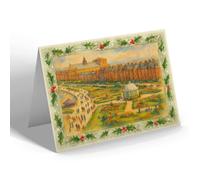 CHRISTMAS CARD - Erving Terrace & Gardens W End, Morecambe a - Vintage Art Style